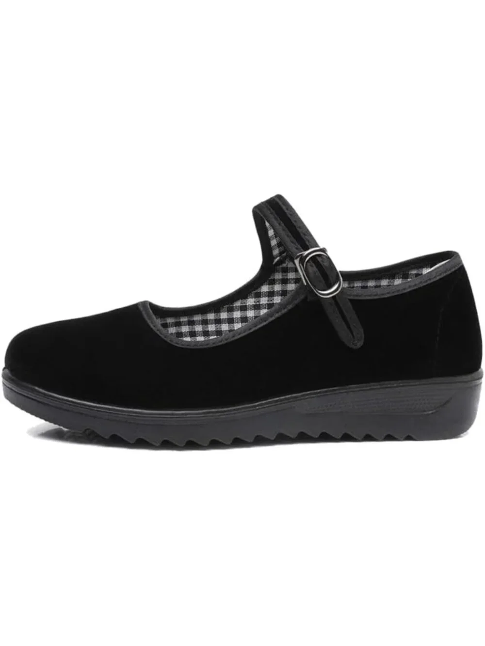 Chic Black Velvet Mary Jane Flats for Women | Stylish Comfort & Versatile Wear
